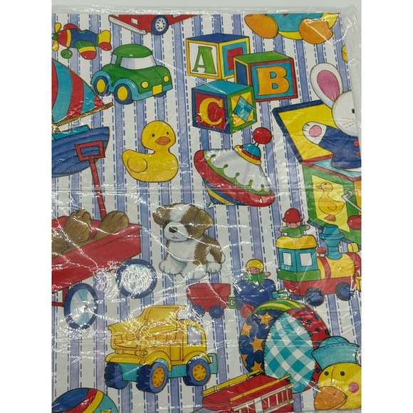 Lot Vintage American Greetings Gift Wrap Teddy Bear - Picture 3 of 7